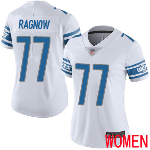Detroit Lions Limited White Women Frank Ragnow Road Jersey NFL Football 77 Vapor Untouchable